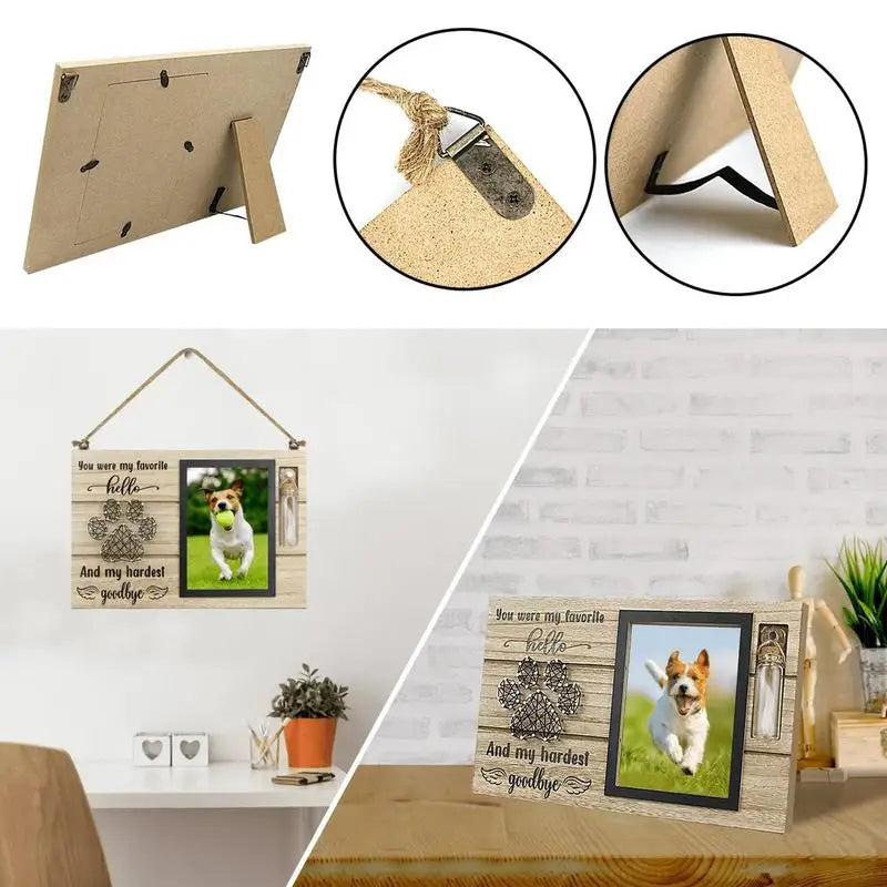 Santuário da Memória: Porta-Retrato Memorial para Pets