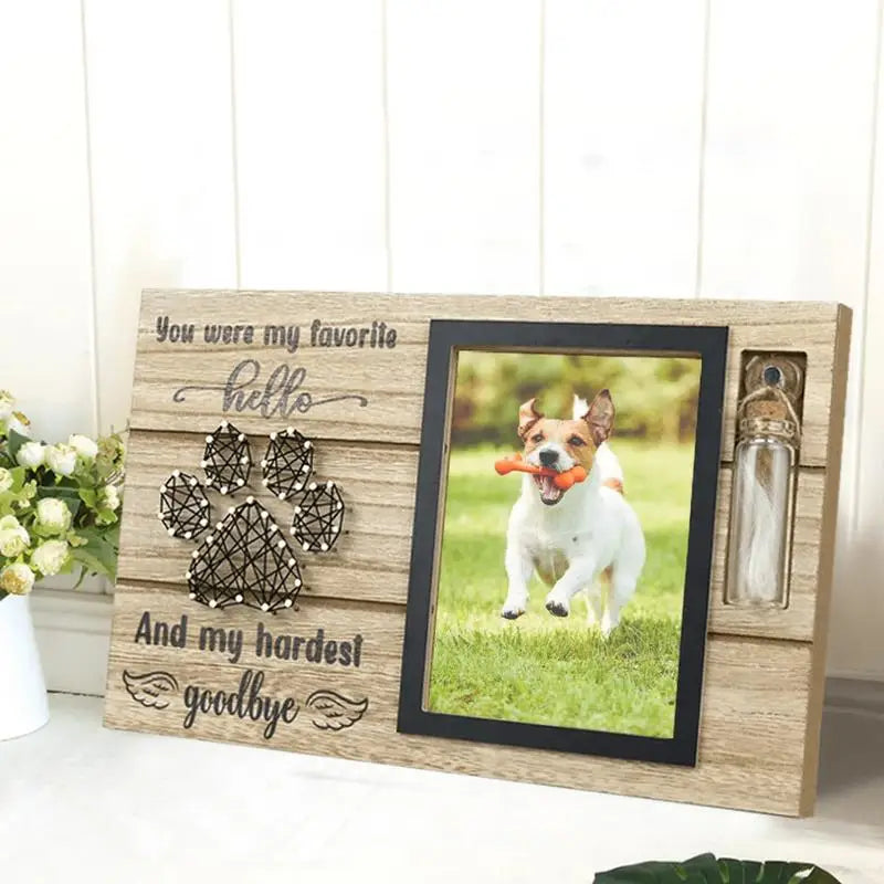 Santuário da Memória: Porta-Retrato Memorial para Pets