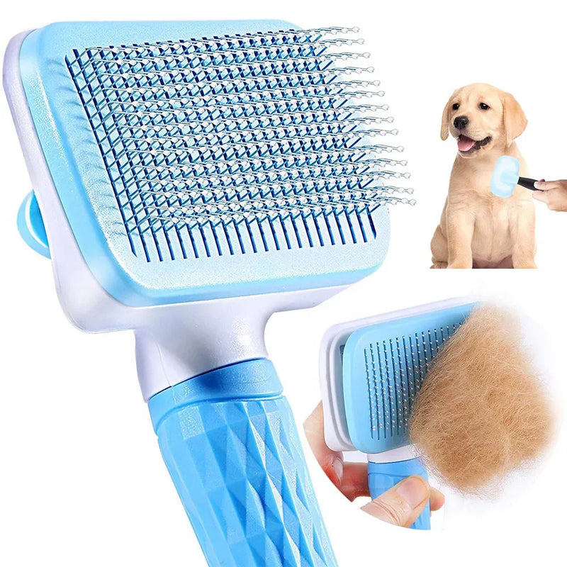 Escova removedora de pelos de cachorro e gato