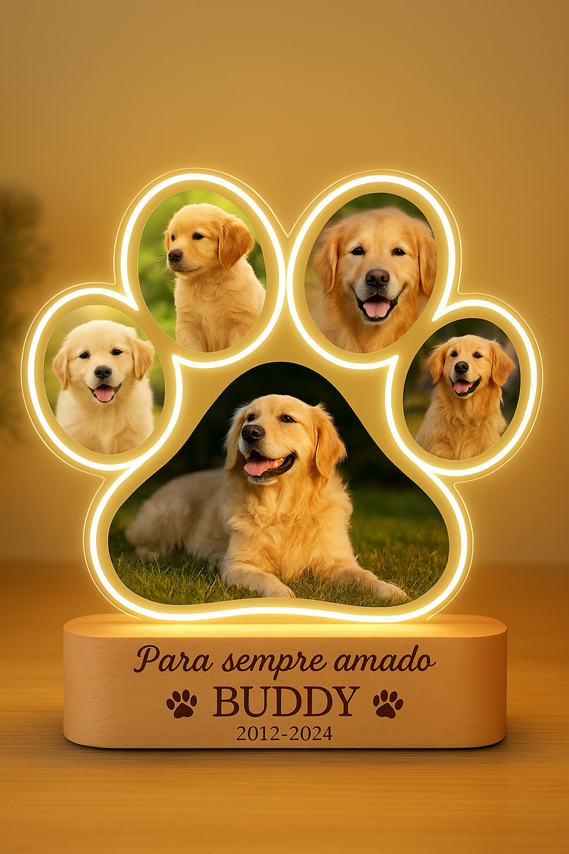 Luminaria Noturna Memorial Pet